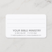 Carte De Visite L'hébreu Aleph Tav Silver (Dos)