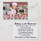 Carte De Visite L'heureux chef / traiteur / boulangerie - SRF (Devant / Derrière)