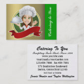 Carte De Visite L'heureux chef / traiteur / boulangerie - SRF (Devant / Derrière)