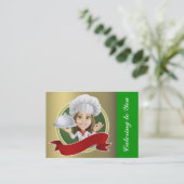 Carte De Visite L'heureux chef / traiteur / boulangerie - SRF (Debout devant)