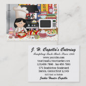 Carte De Visite L'heureux chef / traiteur - SRF (Devant / Derrière)