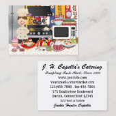 Carte De Visite L'heureux chef / traiteur - SRF (Devant / Derrière)