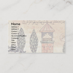 Carte De Visite L'histoire de Bayader et de Riyad ("Hadath Bayader