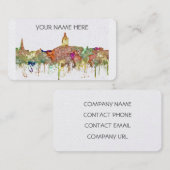 Carte De Visite L'horizon d'Annapolis le Maryland SG-S'est fané (Devant / Derrière)