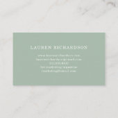 Carte De Visite Liage minimal (Dos)