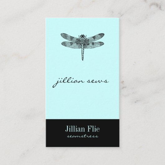 Carte De Visite Libellule (Devant)