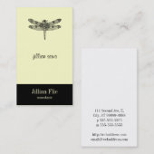 Carte De Visite Libellule (Devant / Derrière)