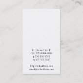 Carte De Visite Libellule (Dos)