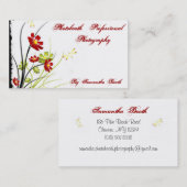 Carte De Visite Libellule (Devant / Derrière)