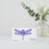 Carte De Visite libellule (Debout devant)