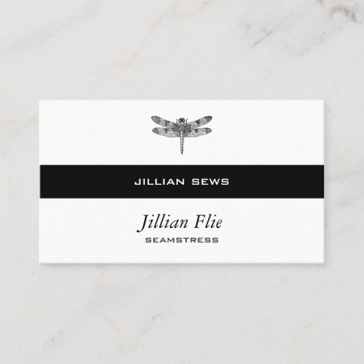 Carte De Visite Libellule (Devant)