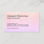 Carte De Visite Libellule | Design moderne (Dos)