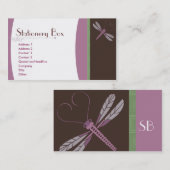 Carte De Visite Libellule 'Neopolitan (Devant / Derrière)