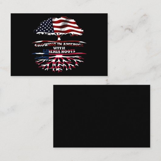 Carte De Visite Liberia (Devant / Derrière)