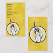 Carte De Visite Libertaire - affaires (Devant / Derrière)