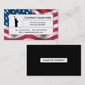 Carte De Visite liberté américaine (Devant / Derrière)