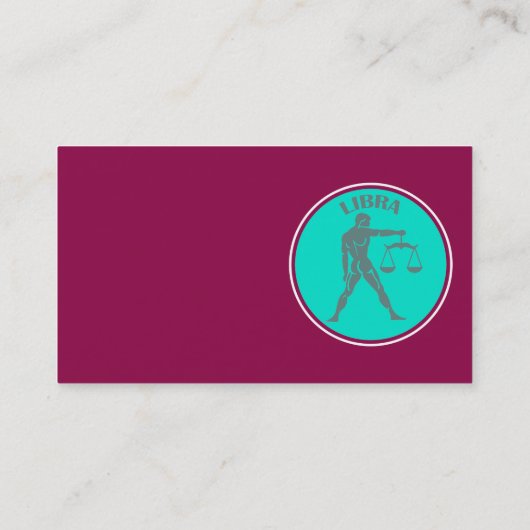 Carte de visite Libra (Dos)