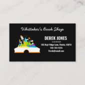 Carte De Visite libraire lecture groupe bibliothèque recherche écr (Devant)