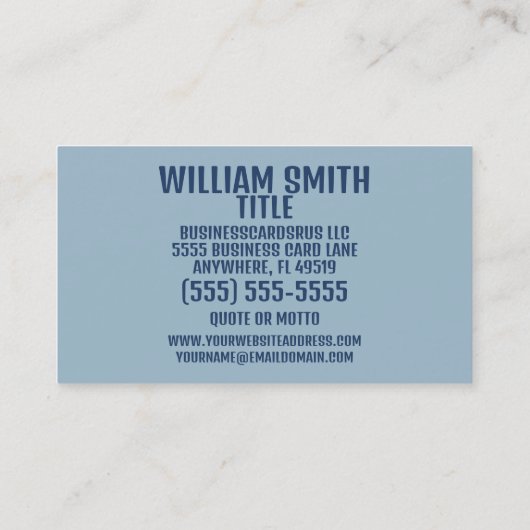 Carte De Visite Libraire moderne (Dos)