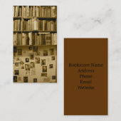 Carte de visite librairie (Devant / Derrière)