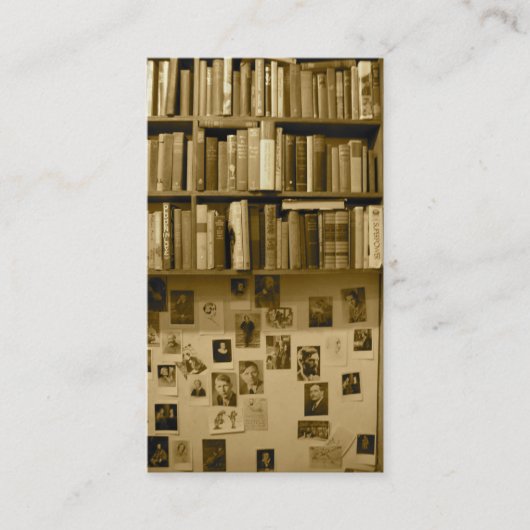 Carte de visite librairie (Devant)