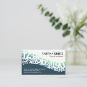 Carte De Visite Librairie des numéros de vague bleue (Debout devant)