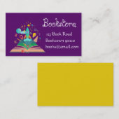 Carte De Visite Librairie, librairie d'enfants ou livres en ligne (Devant / Derrière)