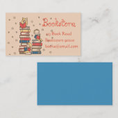 Carte De Visite Librairie, librairie d'enfants ou livres en ligne (Devant / Derrière)