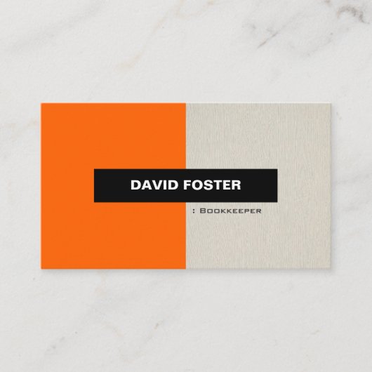Carte De Visite Librairie - Simple Élégant Design (Devant)
