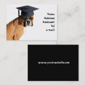 Carte de visite licencié de boxeur (Devant / Derrière)