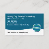 Carte De Visite Licensed Family Counseling Service (Devant)