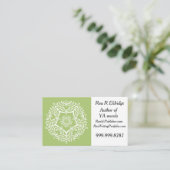 Carte De Visite Lichen Mandala (Debout devant)