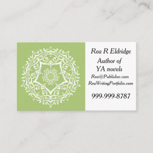 Carte De Visite Lichen Mandala