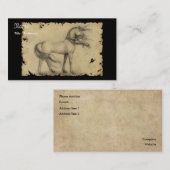 Carte De Visite Licorne (Devant / Derrière)