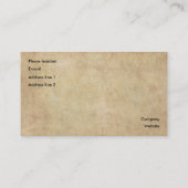 Carte De Visite Licorne (Dos)