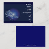 Carte De Visite licorne - personnalisable (Devant / Derrière)