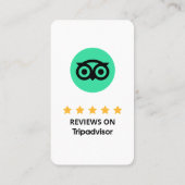 Carte De Visite Lien de révision d'entreprise Code QR des avis Tri (Dos)