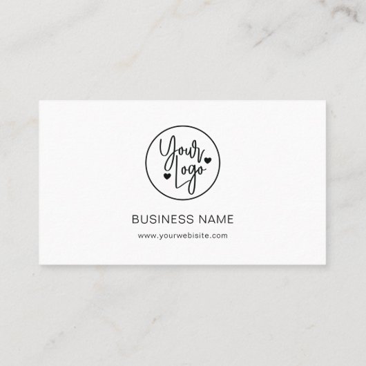 Carte De Visite Lien de révision du code QR (Dos)