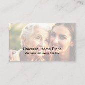 Carte De Visite Lieu de vie moderne Médicale assisté (Devant)