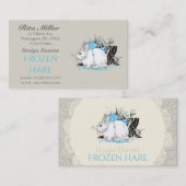 Carte De Visite Lièvre (Devant / Derrière)