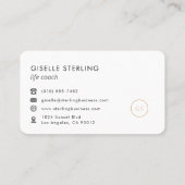 Carte De Visite Life Coach Professional (Dos)
