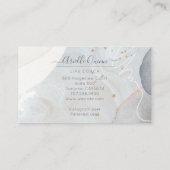 Carte De Visite Life Coach Serene Abstract Watercolor (Dos)