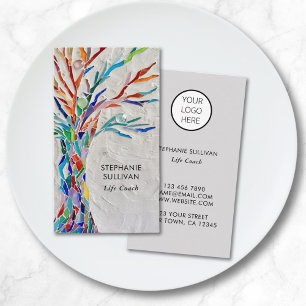 Carte De Visite Life Coach Your Logo Tree Of Life