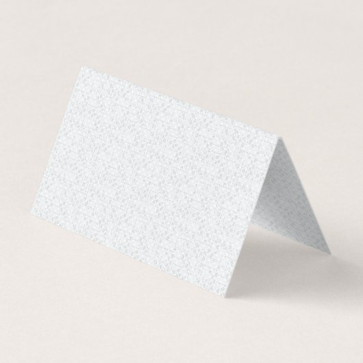 Carte De Visite Light Gray Geometric Floral Pattern (Dos)