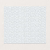 Carte De Visite Light Gray Geometric Floral Pattern (Extérieur déplié)