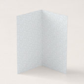 Carte De Visite Light Gray Geometric Floral Pattern (Intérieur)