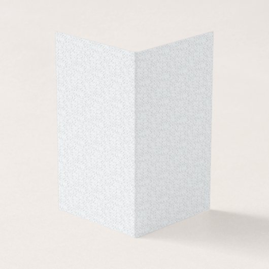 Carte De Visite Light Gray Geometric Floral Pattern (Extérieur)