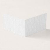 Carte De Visite Light Grey Geometric Tile Pattern (Extérieur)