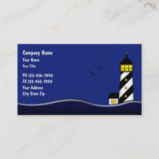 Carte de visite Lighthouse (Devant)