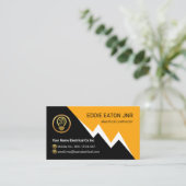 Carte De Visite Lightning Powers Your Electric Name (Debout devant)